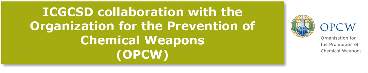 icgcsd collaboration with the organization for the prevention of chemical weapons